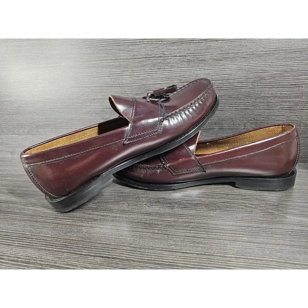 Florsheim Campbell Tassel Loafers Mens 8.5 3E - 12017 Oxblood Burgundy Shoes